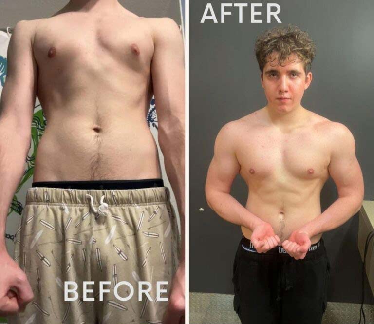 before after Fitness